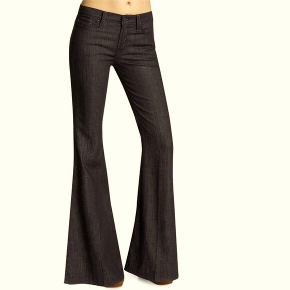 7 for all mankind Bell bottoms - black wash